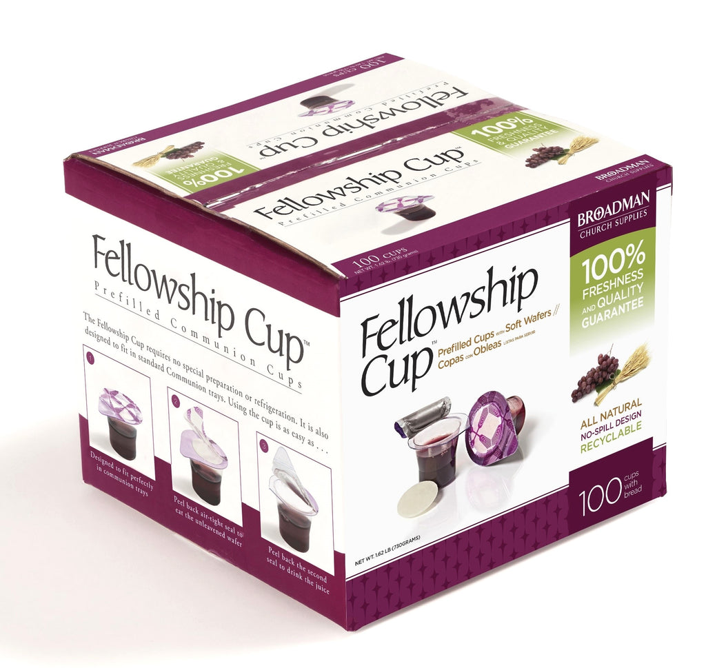 Holy Communion Bread & 100% Grape Juice - 100 Cups