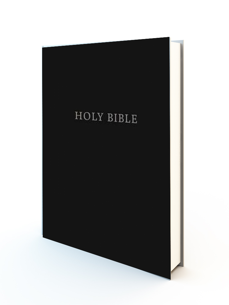 KJV Large Print Pew Bible (Comfort Print)-Navy Blue Hardcover