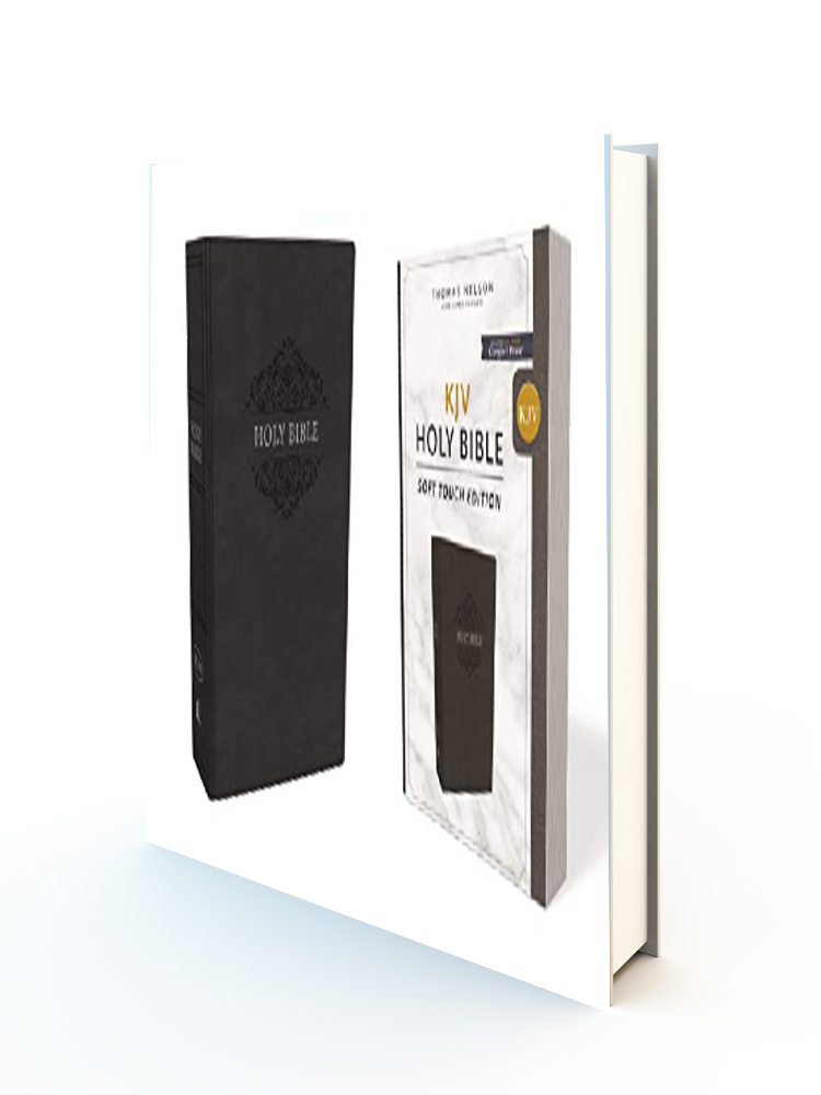 KJV Holy Bible Soft Touch Edition(Comfort Print)- Black Leathersoft