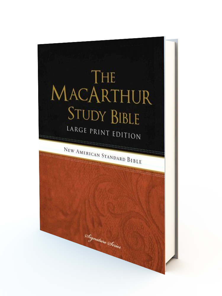 The Macarthur Study Bible (Large Print Edition)-New American Standard Bible