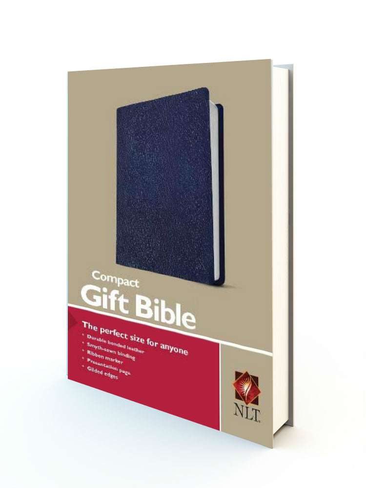 Compact Gift Bible - NLT Navy Leathersoft - Redemption Store