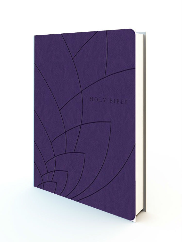 Premium Gift Bible - NLT Purple Leathersoft - Redemption Store