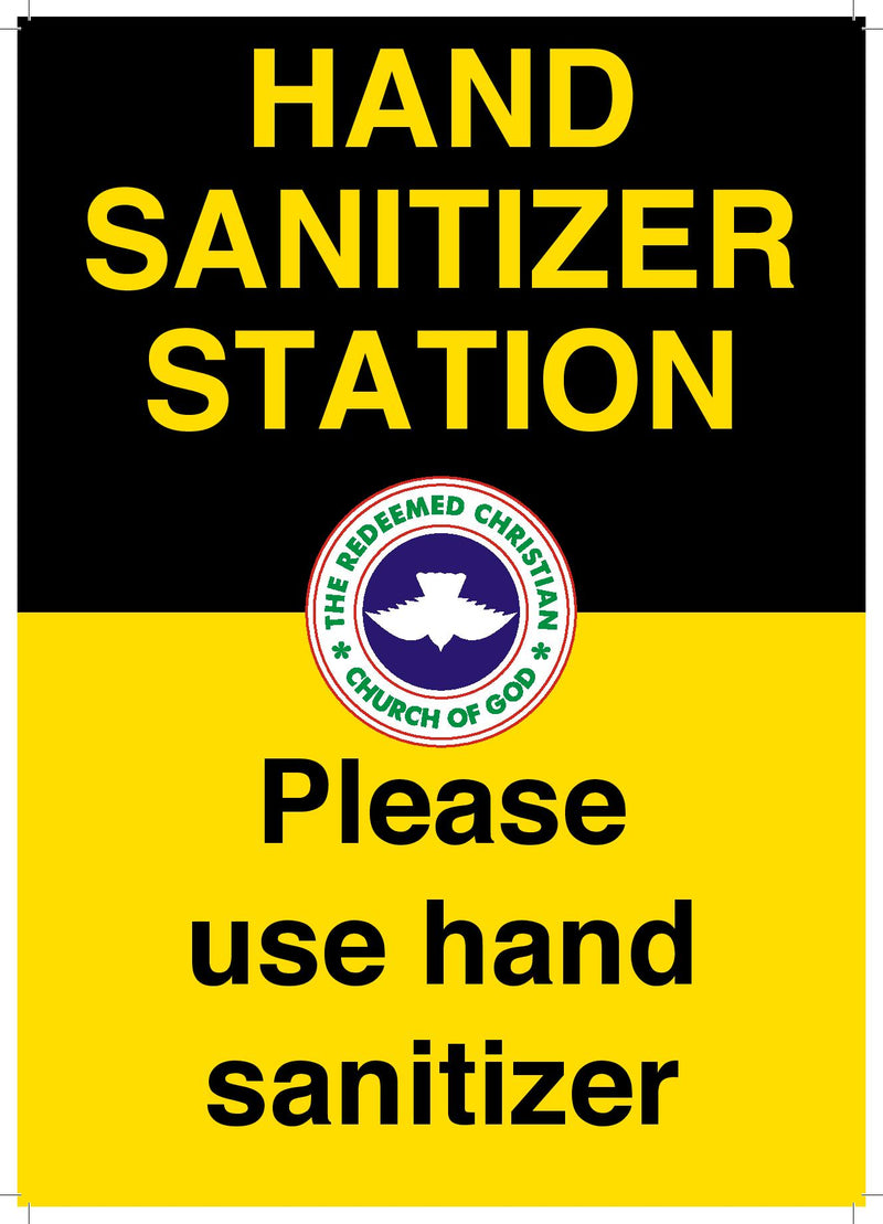 Wall Directional Sign - Use Hand Saniser